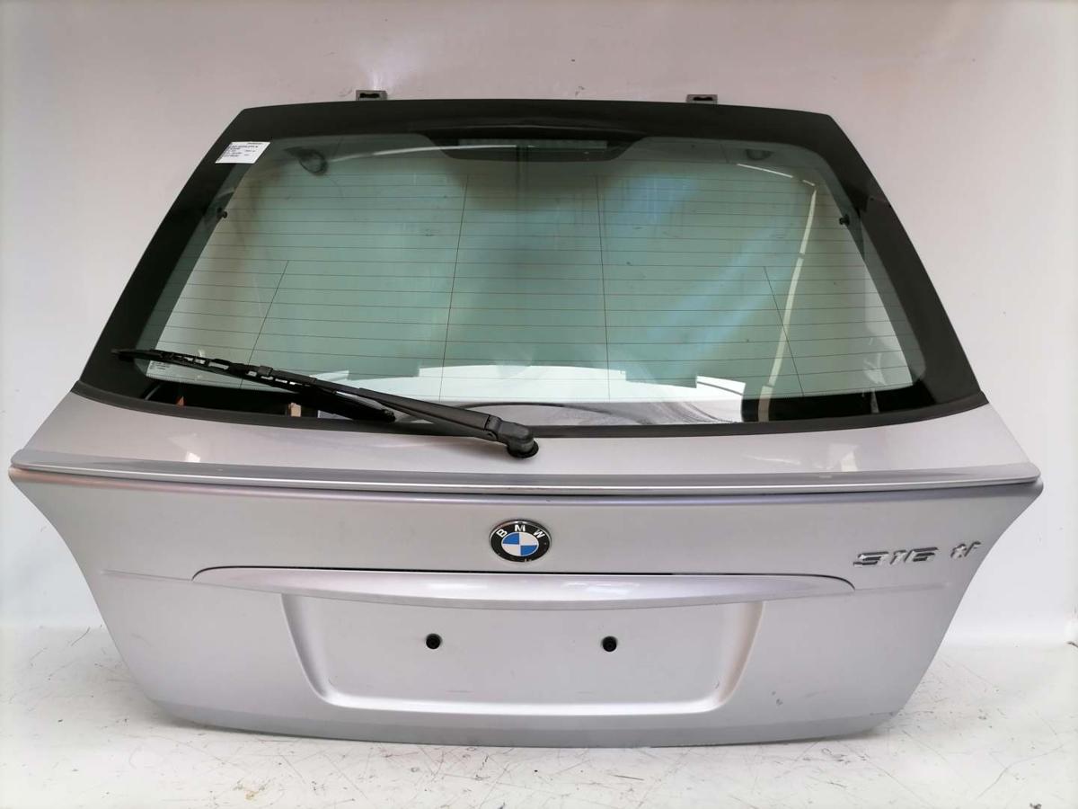 BMW E46 Compact original Heckklappe mit Heckscheibe 354-Titansilber Bj.2004